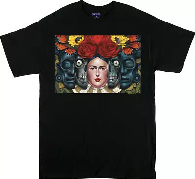 Gustavo Rimada El Ciclo T-Shirt Frida Kahlo Day Dead Aztec Mexican Muertos S-4XL • $24