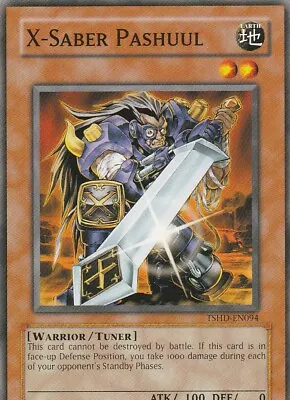 Yugioh Card X-saber Pashuul Tshd En094 • $1.16