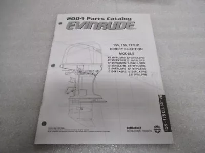 PM166 2004 Evinrude E-Tec OEM 135150175 HP D.I. Models Parts Catalog 5005685 • $9.76