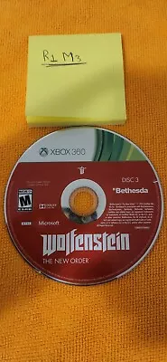 Wolfenstein The New Order (Xbox 360) Disc 3 Only Same Day Ship Read Desc  • $8.99