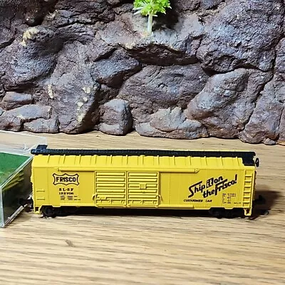 Atlas N Scale Ship It On The Frisco  Reefer Train Car  Boxcar  • $3.25