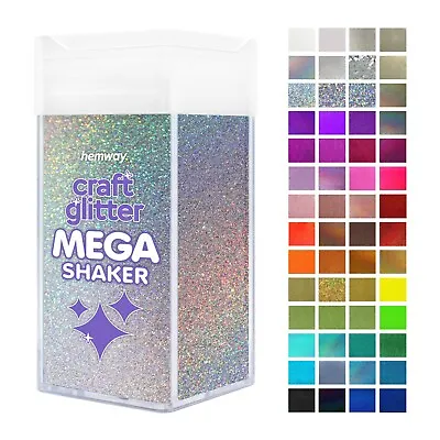 Hemway Ultrafine Craft Glitter MEGA Shaker - 425g 1/128  0.008  0.2mm • £23.95