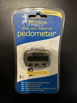 Go Walking By Sportline Step And Distance Pedometer Hiking Jogging Count NEW • $7.99