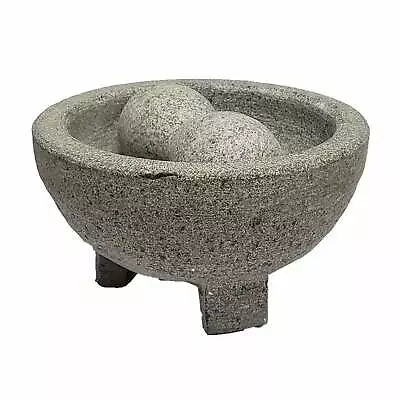 Imusa 6 Inch Granite Heavy Duty Molcajete With Pestle For Grinding And Mashing • $14.99