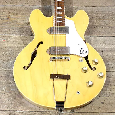 Epiphone ELITIST 1965 CASINO NATURAL 2011 Used Electric Guitar • $2432.94