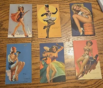 Mutoscope LOT OF 6 PINUP GIRLS Vintage Arcade Cards 1940s • $16.50