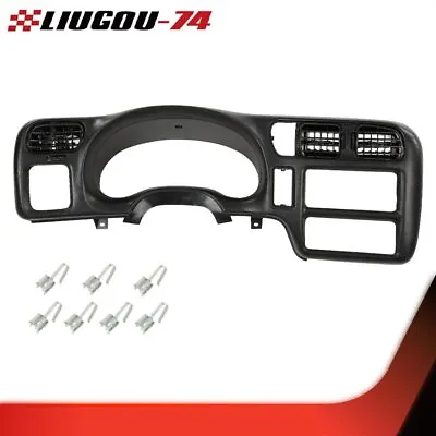 Fit For 98-04 Chevy S10 Jimmy Sonoma Cluster Blazer Dash Bezel Trim Cover Black • $109.80