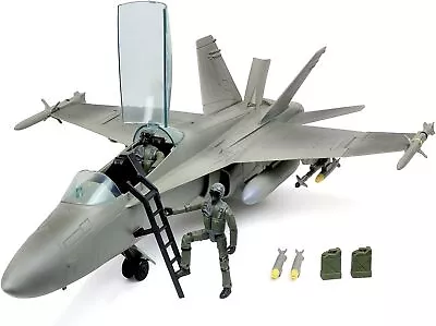 Click N’ Play Military Air Force F/A 18 Super Hornet Fighter Jet 16 Piece...  • $71.95