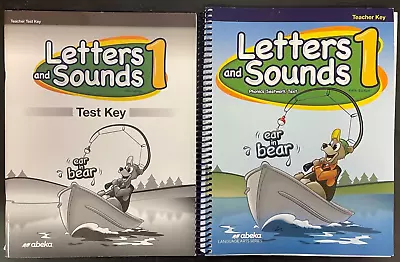 Abeka Letters And Sounds 1 Teacher Key And Test  Key  Fifth Edition (2015) • $17