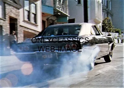 1968 DODGE CHARGER BURNOUT 5x7 PHOTO BULLITT STEVE McQUEEN STREET CHASE RACING • $7.99