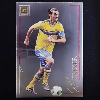 2014 Futera Unique #076 Zlatan Ibrahimovic - Striker Foil Parallel /55 Sweden! • $160