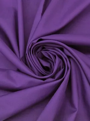 Royal Purple  Cotton Voile Fabric Solid Color Lightweight BY The Yard  • $9.99