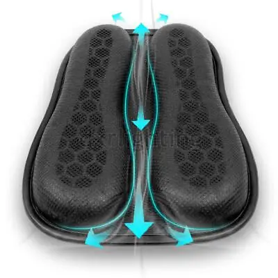 Motorcycle 3D Comfort Gel Seat Cushion Pad Cover Pressure Relief Shock Proof US • $25.98