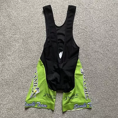 £29.99 • Buy Cycling Bib Shorts Vest Size S Small Mens Lycra Green Black    Q