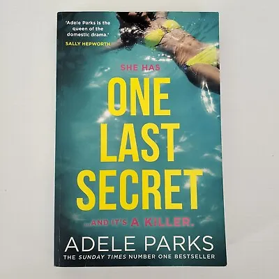 One Last Secret Large Paperback By Adele Parks Psychological Thriller  • $19.95