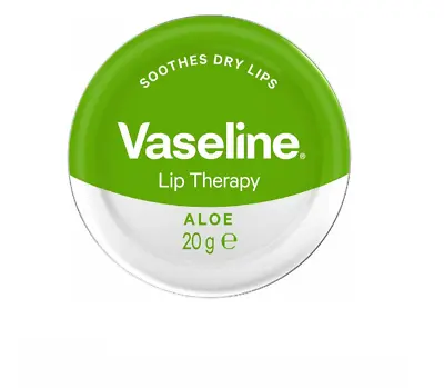 £2.77 • Buy Vaseline Aloe Vera Dry Lip Balm Moisturiser 1 X 20g Tin 