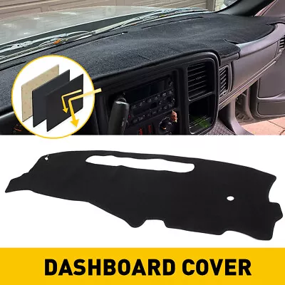 Dash Cover Mat Pad For 1998 1999 2000 2001 2002 2003 04 Chevy S10 Pick Up Black • $19.99