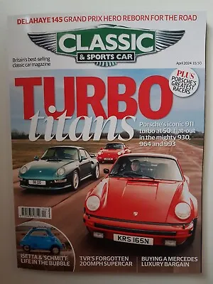 Classic & Sports Car Magazine Turbo Porsche TVR Mercedes BMW Delahaye 145 Bubble • £6.49