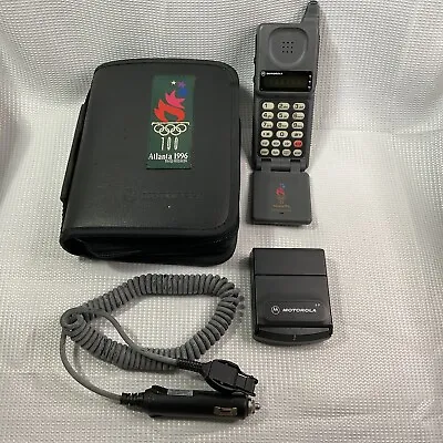 1996 Atlanta Olympic Committee Motorola Microtec Mobile Phone And Case • $70