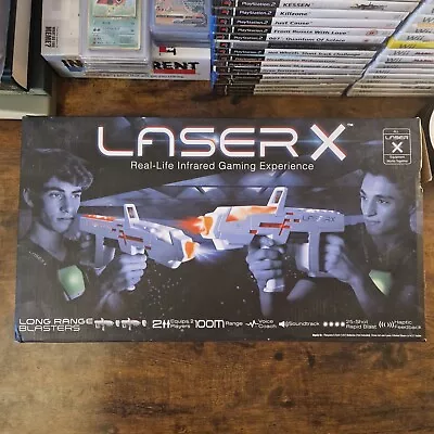 Laser X Laser Tag Long Range Blaster Indoor Infrared Outdoor Lazer Tag Gun Sound • £24.95