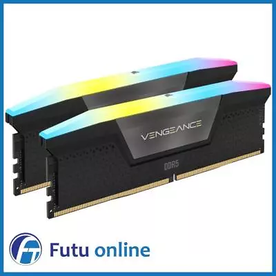 Corsair Vengeance 32GB (2x16GB) 7200MHz CL34 RGB LED Black DDR5 Desktop RAM • $279