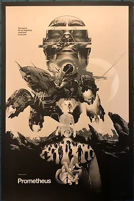 Prometheus Variant Movie Poster By Martin Ansin Mondo Print Limited Edition • £72.38