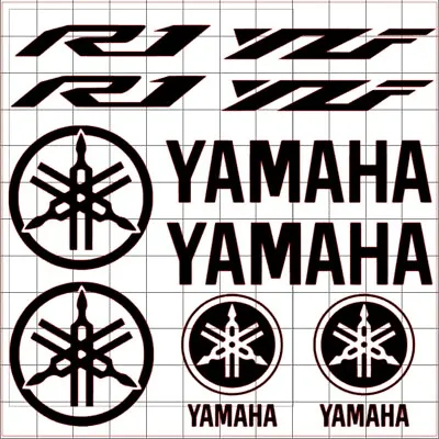 Matt Vinyl Yamaha Yzf R1 Graphics Decals Stickers. • £7.50