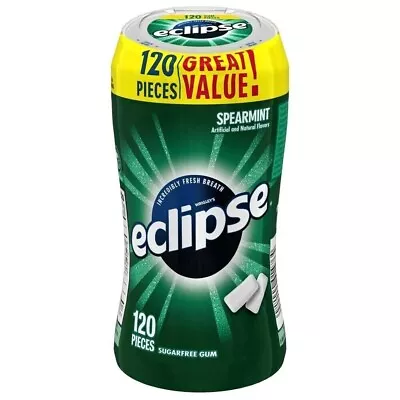 Eclipse Sugar Free Gum Spearmint 120 Ct • $12.25