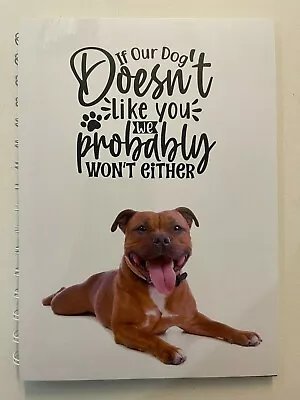 2024 Year Diary Staffy Dog With Funny Quote A5 • $14.95
