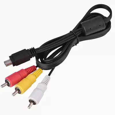 Camera Video Audio AV Cable Mini USB To 3 RCA For AV Cable Camera To TV Wire Cam • $19.74