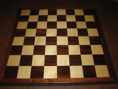 Bobby Fischer Rosewood & Maple Chess Board 2 1/8  Squares  Brand New • $150