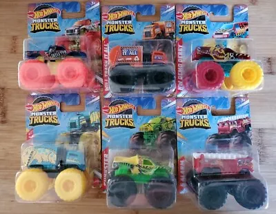 Hot Wheels Mini Monster Truck Lot Of 6 Set Free Shipping • $19.50