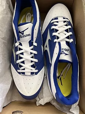 Men’s Mizuno Blue Dominant IC Low Baseball Cleats Shoes US Size 13 NIB! • $27.99