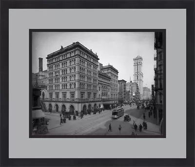 New York The Old Metropolitan Opera House 1883 Custom Framed FREE SHIPPING • $69