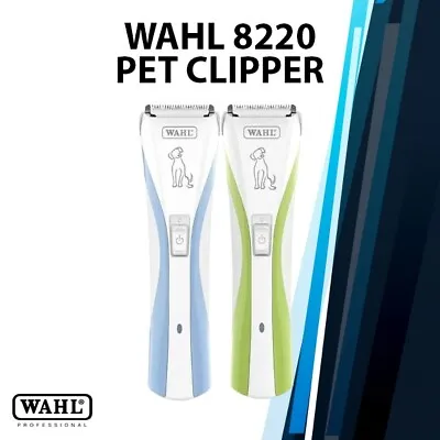 (FREE Blades X 9) WAHL 8220 Rechargeable Pet Clipper Cat Dog Cordless Trimmer • $119.99