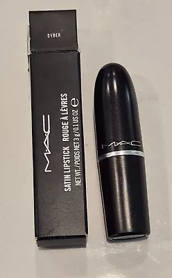 MAC Satin Lipstick Rouge CYBER 3 G / 0.1 Oz  Full Size A47 NIB • $8.98