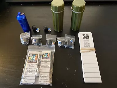 Geocaching Container Lot: Nano Caches Micro Caches Log Book Paper • $22