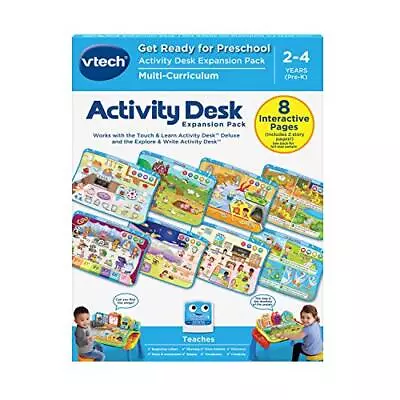 Vtech Touch And Learn Activity Desk Deluxe Expansion Pack - Get Ready For Presc • $13.57