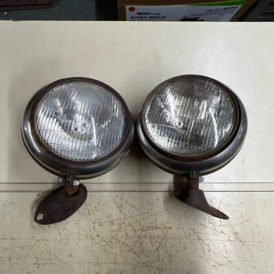 $349.95 • Buy 1937 Ford Truck HEADLIGHT ASSEMBLIES Original Pair 1.5 Ton Truck Custom 35-36