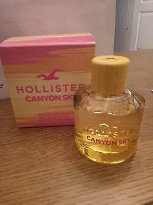 Hollister Canyon Sky 100ml Perfume For Her (Sprayed A Few Times) • £11.99