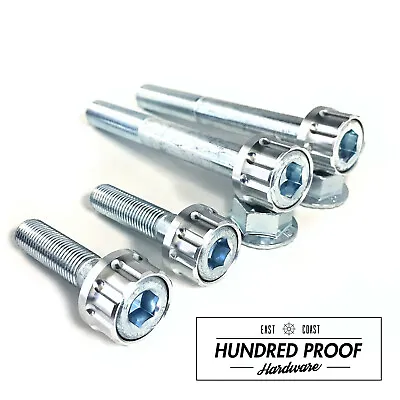 HUNDRED PROOF HARDWARE Drop Fork Bolt Kit Honda Civic Acura Integra [Silver] • $49.99
