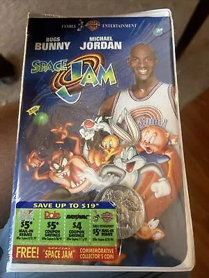 Space Jam (VHS 1997 Clam Shell) Sealed With Coin. • $29