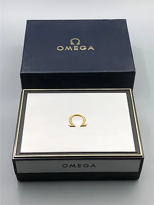 VINTAGE NOS 60s 70s OMEGA WATCH BOX & CARDBOARD OUTER SEAMASTER SLIM SIZE LADYS? • $225