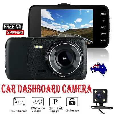 $64.99 • Buy 1080p 4K Dual Dash Camera Front Rear Car Dashboard Night Vision With G-Sensor AU
