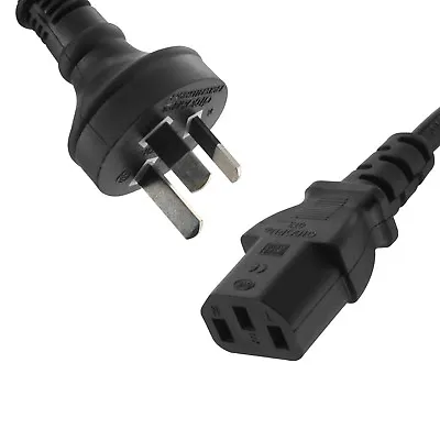 $12.50 • Buy Power Cord Lead Cable 3 PIN AU 250V 10A For PC Computer TV Monitor Printer LCD 