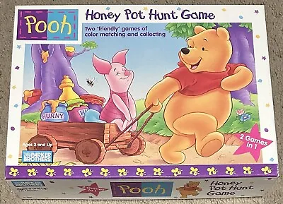 Vintage 1996 Winnie The Pooh Honey Pot Hunt & Memory Board Game Incomplete • $9.99