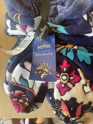 Vera Bradley Harry Potter Home To Hogwarts Plush Throw Blanket 80  X 50  New • $49.99