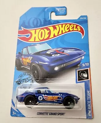 Hot Wheels Corvette Grand Sport #233 233/250 - HW Race Team 9/10 Damaged-B • $7.99