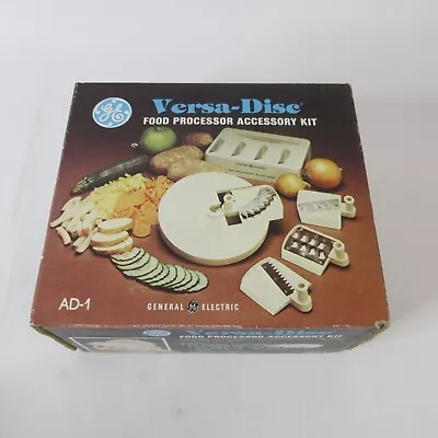 Vintage GE AD1 General Electric Versa-Disc Food Processor Accessory Kit • $26.95