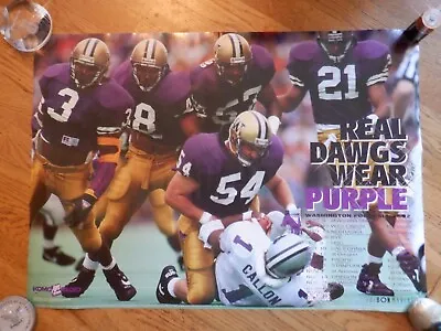 $14.99 • Buy 1992 Washigton Huskies Real Dawgs Wear Purple Schedule Poster